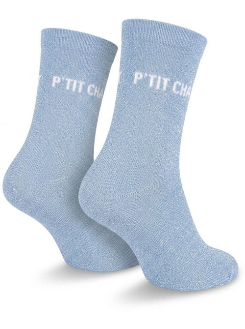 OZABI Calcetines para niña con lentejuelas y mensaje divertido - Kiabi