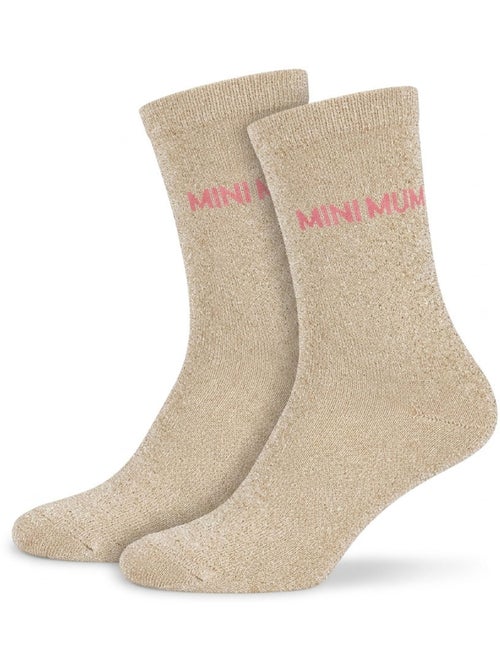 OZABI Calcetines para niña con lentejuelas y mensaje divertido - Kiabi