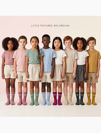OZABI Calcetines para niña con lentejuelas y mensajes divertidos, paquete de 8 pares