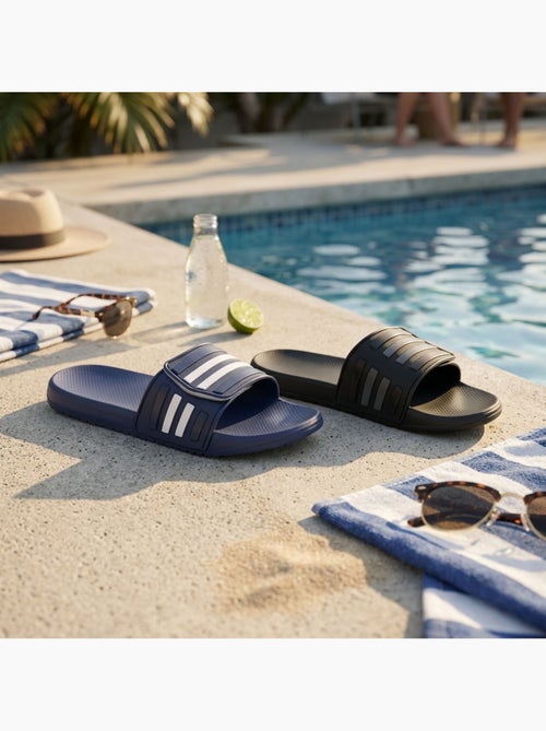 OZABI: Chanclas ajustables para hombre para piscina, juego de 2, negro y azul - Kiabi