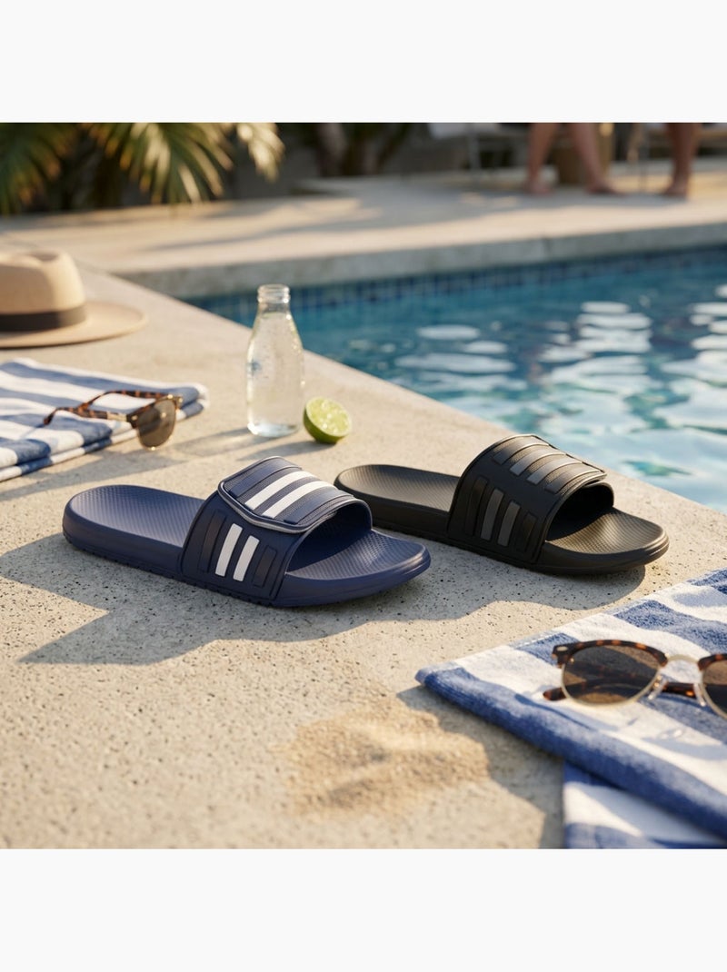 OZABI: Chanclas ajustables para hombre para piscina, juego de 2, negro y azul Negro Azul - Kiabi