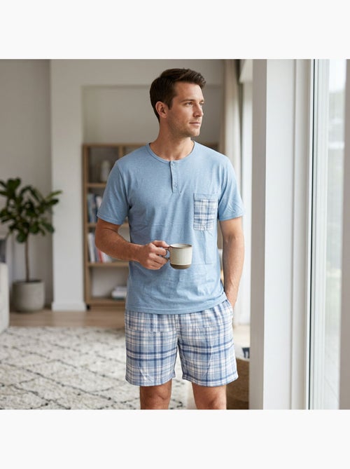 OZABI Conjunto de pijama corto de algodón para hombre - Kiabi