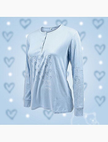 OZABI Conjunto de pijama largo para mujer con mangas largas