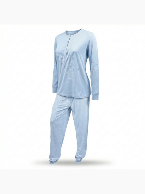 OZABI Conjunto de pijama largo para mujer con mangas largas - Kiabi