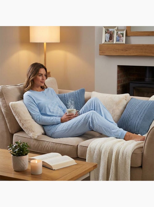 OZABI Conjunto de pijama largo para mujer con mangas largas - Kiabi