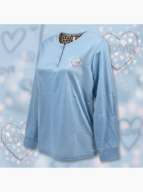OZABI Conjunto de pijama largo para mujer con mangas largas - Kiabi
