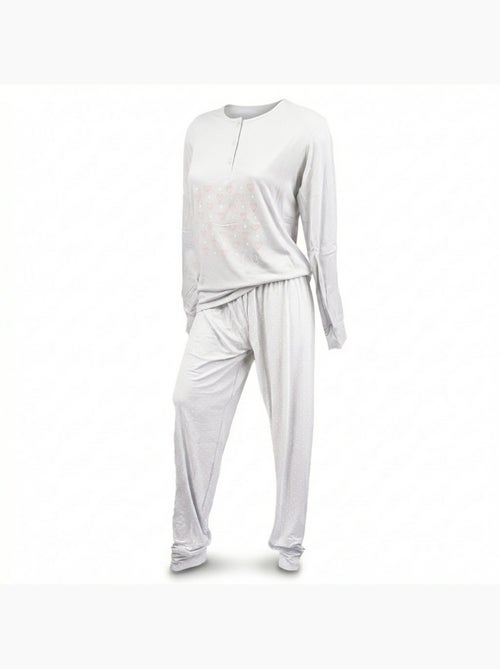 OZABI Conjunto de pijama largo para mujer con mangas largas - Kiabi