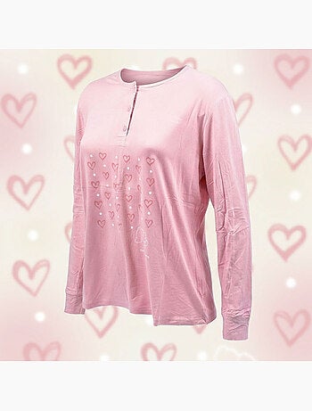 OZABI Conjunto de pijama largo para mujer con mangas largas