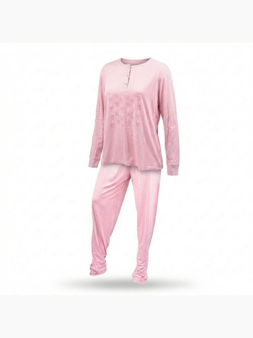 OZABI Conjunto de pijama largo para mujer con mangas largas - Kiabi