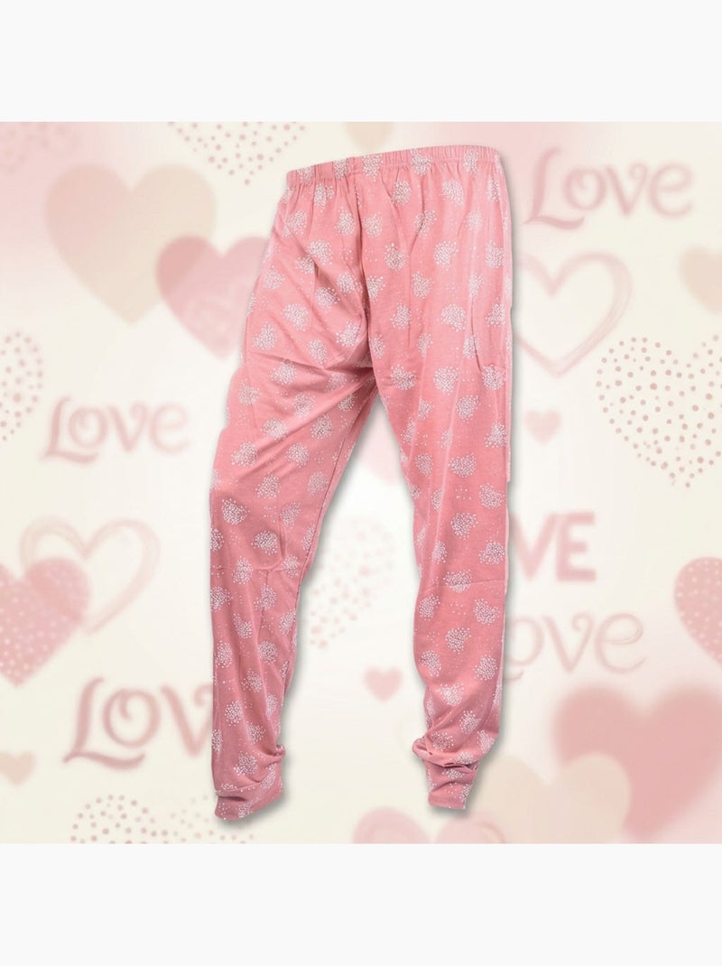 OZABI Conjunto de pijama largo para mujer con mangas largas Rosa - Kiabi