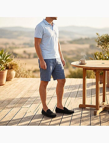 OZABI: mocasines de hombre para la ciudad, cómodos, sin cordones, de nubuck flexible