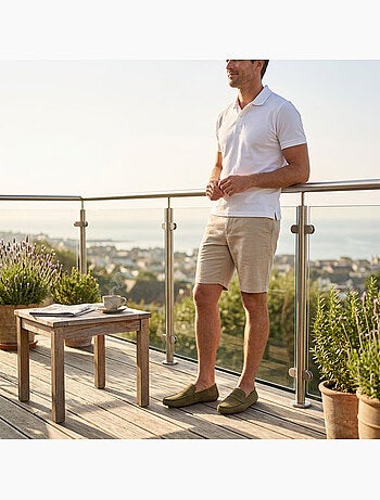 OZABI: mocasines de hombre para la ciudad, cómodos, sin cordones, de nubuck flexible