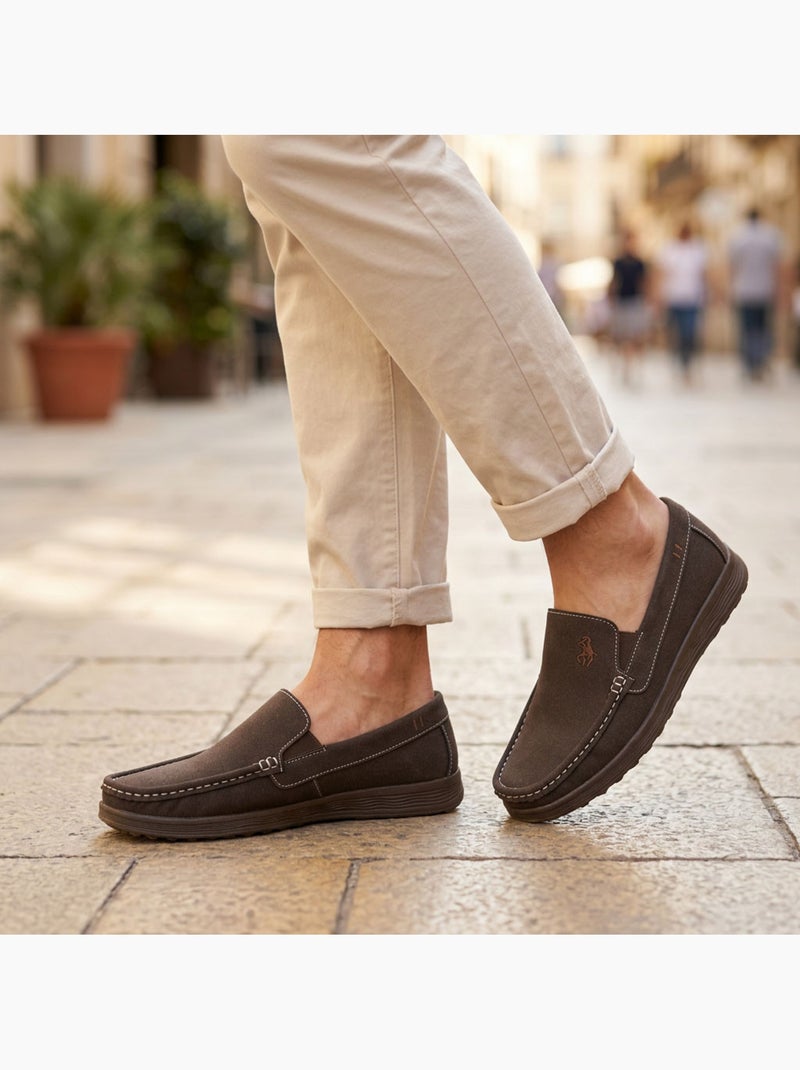 OZABI: mocasines de verano cómodos para hombre, sin cordones Moca - Kiabi