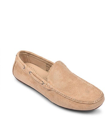 OZABI Mocasines de verano para hombre, estilo náutico, de nubuck flexible