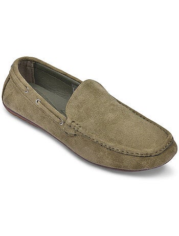 OZABI Mocasines de verano para hombre, estilo náutico, de nubuck flexible