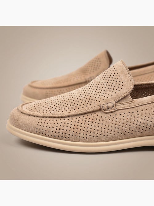 OZABI Mocasines para hombre con microperforaciones, modelo Slip On Premium, cómodos, tallas - Kiabi
