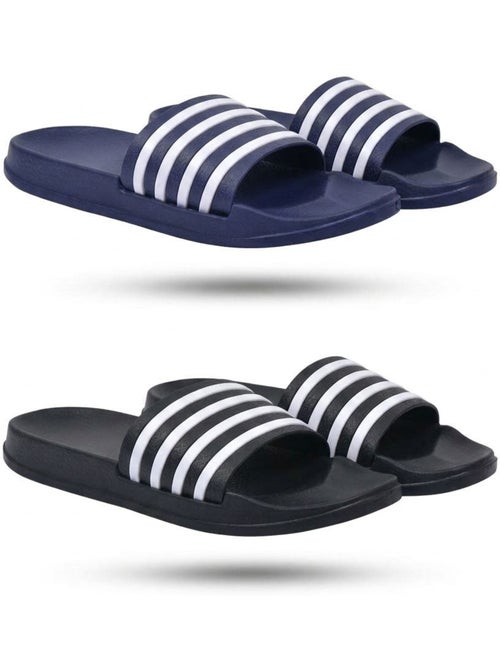 OZABI Pack 2 Pares Chanclas Niño EVA Antideslizante - Kiabi OZABI Pack 2 Pares Chanclas Niño EVA Antideslizante - Kiabi