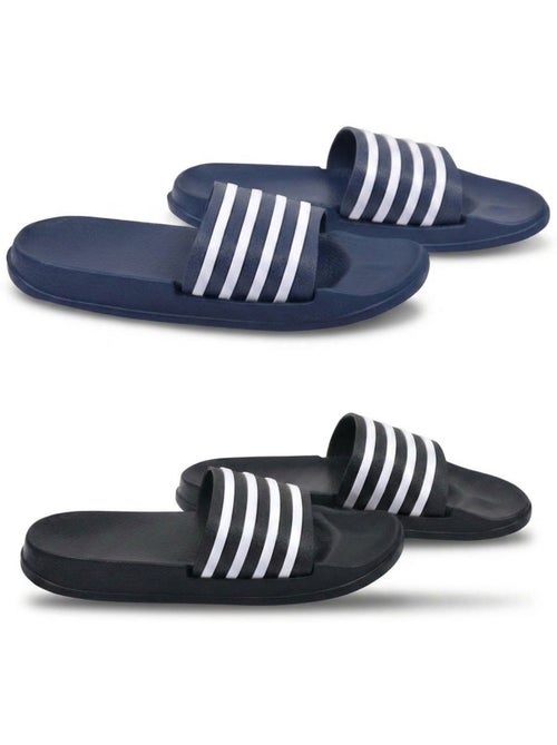 OZABI Pack 2 Pares Chanclas Niño EVA Antideslizante - Kiabi OZABI Pack 2 Pares Chanclas Niño EVA Antideslizante - Kiabi