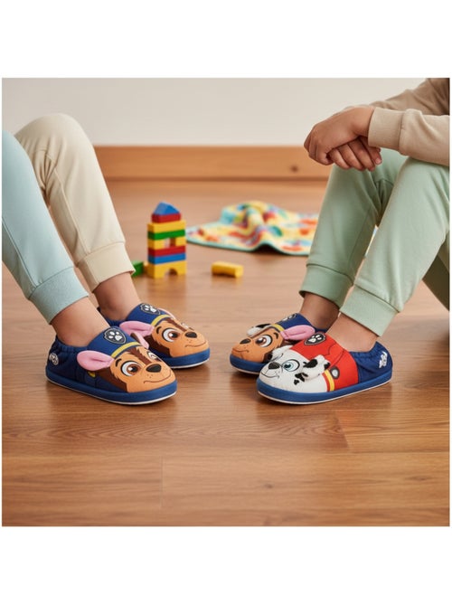 OZABI Pack 2 pares pantuflas niño Patrulla Canina antideslizantes - Kiabi