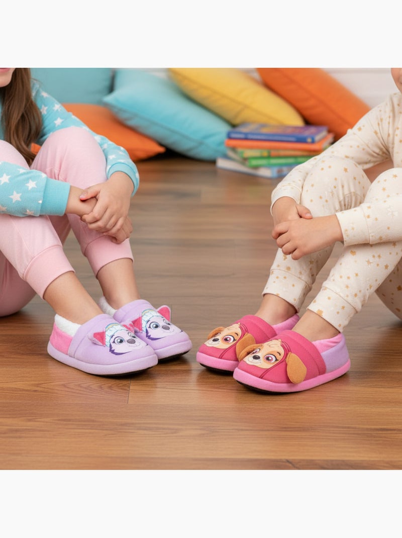 OZABI Pack 2 pares pantuflas niño Patrulla Canina antideslizantes Rosa - Kiabi