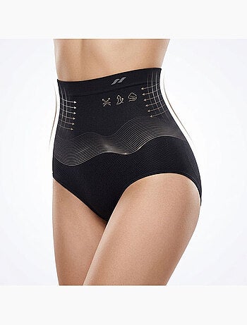 OZABI Pack de 4 braguitas moldeadoras para mujer, de talle alto y para un vientre plano