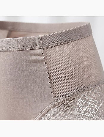 OZABI Pack de braguitas moldeadoras invisibles para mujer con encaje y corte láser – Lote de 6