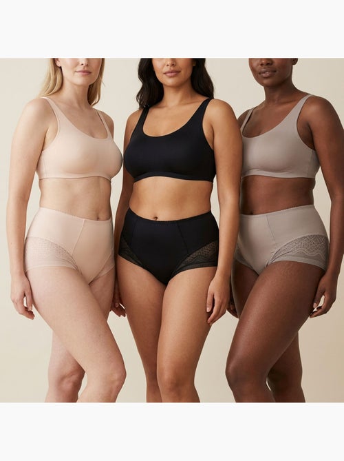 OZABI Pack de braguitas moldeadoras invisibles para mujer con encaje y corte láser – Lote de 6 - Kiabi
