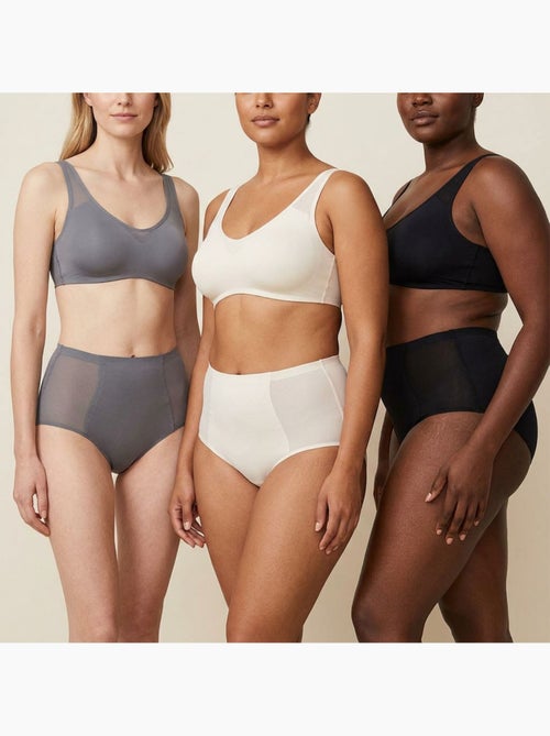 OZABI Pack de braguitas moldeadoras invisibles para mujer con encaje y corte láser – Lote de 6 - Kiabi