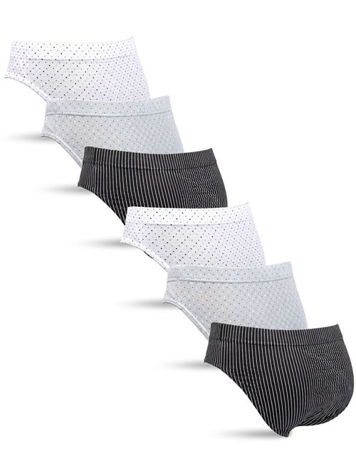 OZABI Pack de calzoncillos para hombre 100 % algodón – Lote de 6 - Kiabi