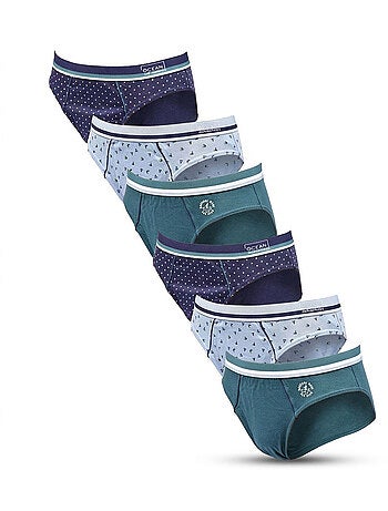 OZABI Pack de calzoncillos para hombre 100 % algodón – Lote de 6