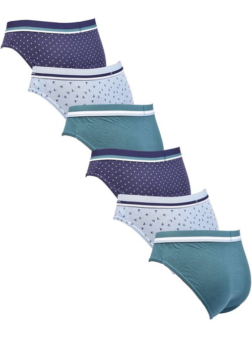 OZABI Pack de calzoncillos para hombre 100 % algodón – Lote de 6 - Kiabi