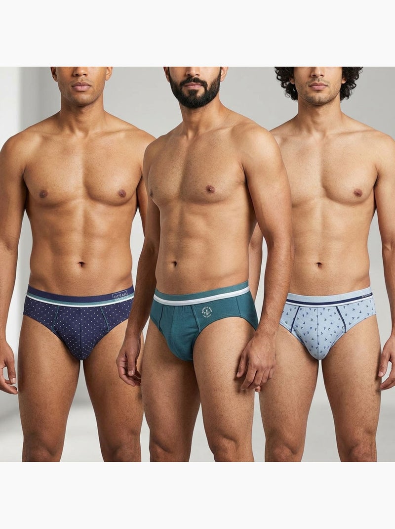 OZABI Pack de calzoncillos para hombre 100 % algodón – Lote de 6 Gris amarillo negro - Kiabi