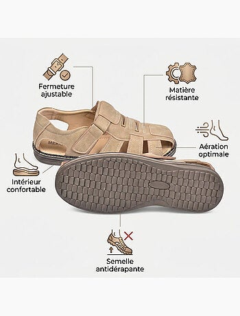 OZABI: sandalias cerradas para hombre, cómodas y frescas para el verano