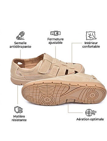 OZABI: sandalias cerradas para hombre, cómodas y frescas para el verano