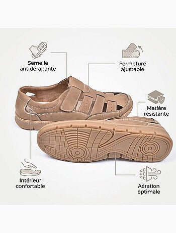 OZABI: sandalias cerradas para hombre, cómodas y frescas para el verano