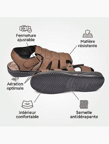 OZABI: sandalias cerradas para hombre, cómodas y frescas para el verano