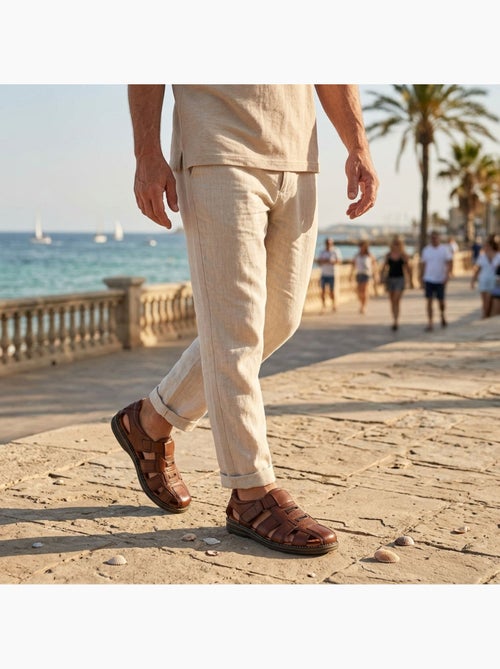 OZABI: sandalias cerradas para hombre, cómodas y frescas para el verano - Kiabi