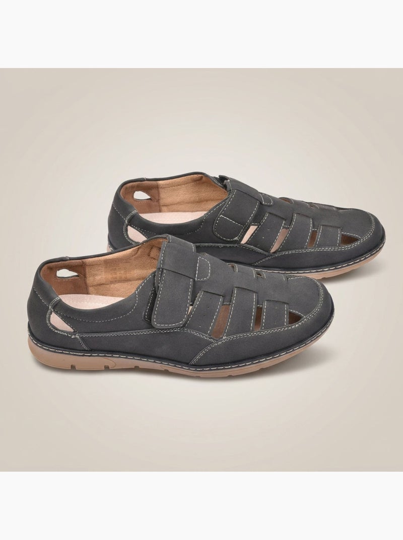 OZABI: sandalias cerradas para hombre, cómodas y frescas para el verano Negro ébano - Kiabi