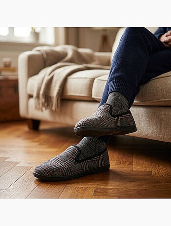 OZABI: zapatillas de casa para hombre, tipo charentaise, cálidas y antideslizantes