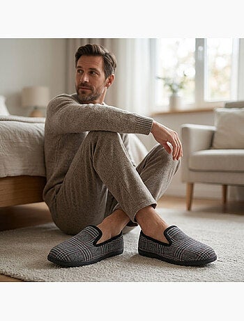OZABI: zapatillas de casa para hombre, tipo charentaise, cálidas y antideslizantes