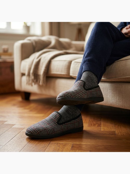 OZABI: zapatillas de casa para hombre, tipo charentaise, cálidas y antideslizantes - Kiabi