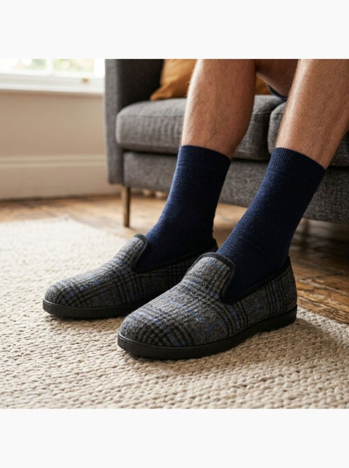 OZABI: zapatillas de casa para hombre, tipo charentaise, cálidas y antideslizantes - Kiabi