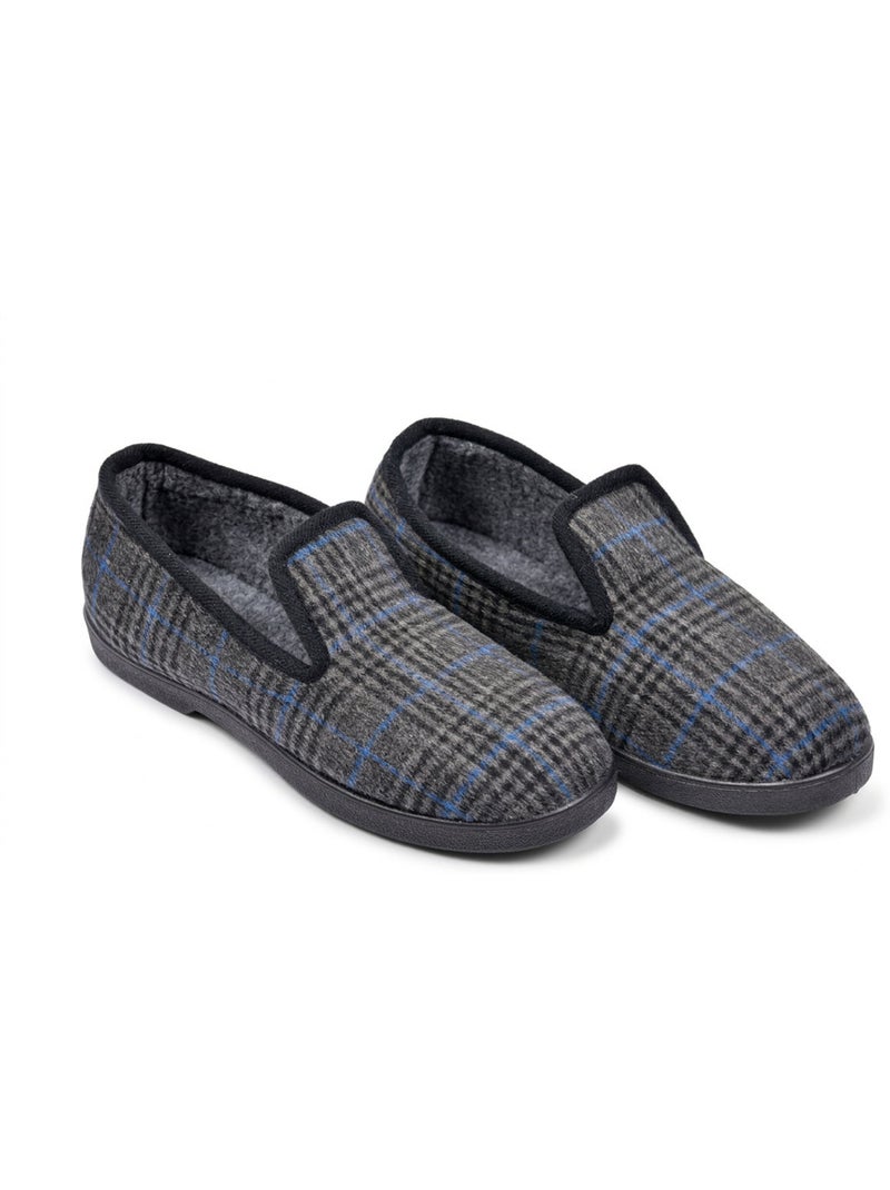 OZABI: zapatillas de casa para hombre, tipo charentaise, cálidas y antideslizantes Negro - Kiabi