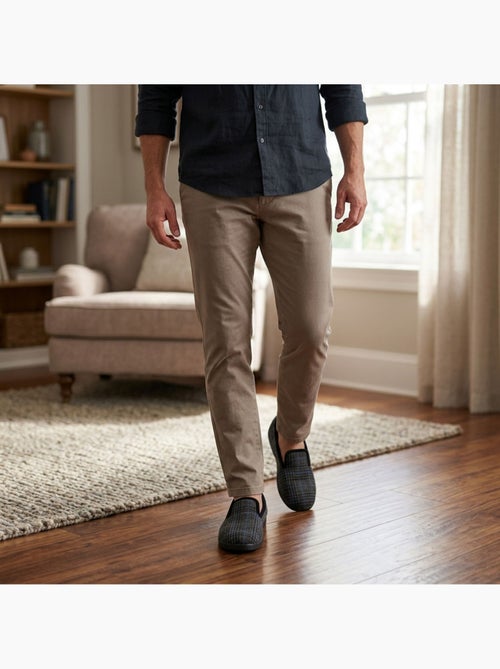 OZABI: zapatillas de casa para hombre, tipo charentaise, cálidas y antideslizantes - Kiabi