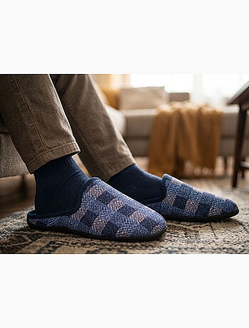 OZABI: zapatillas de casa para hombre, tipo mule, cálidas, antideslizantes y cómodas