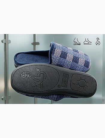 OZABI: zapatillas de casa para hombre, tipo mule, cálidas, antideslizantes y cómodas