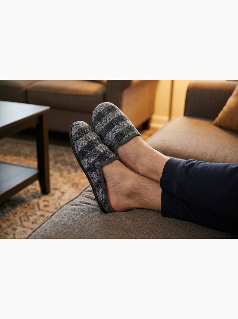 OZABI: zapatillas de casa para hombre, tipo mule, cálidas, antideslizantes y cómodas Gris - Kiabi