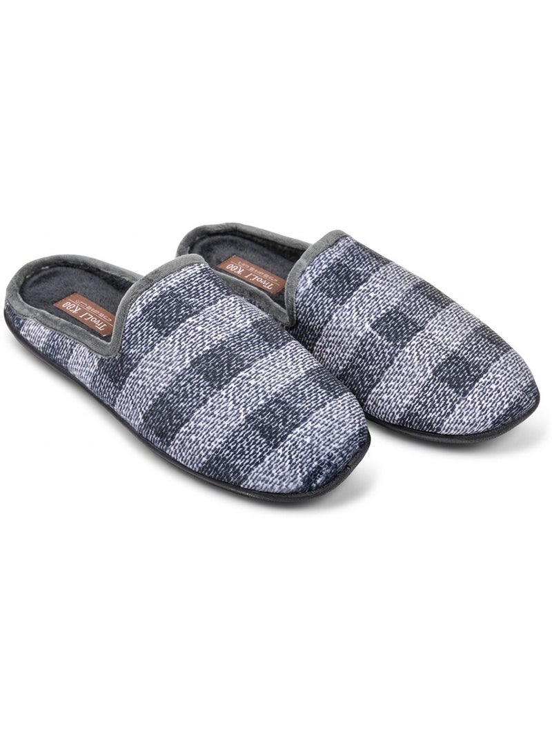 OZABI: zapatillas de casa para hombre, tipo mule, cálidas, antideslizantes y cómodas Gris - Kiabi