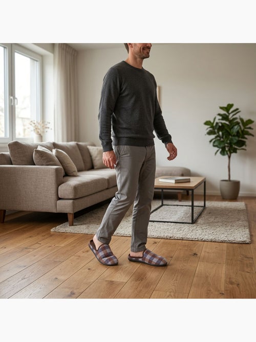 OZABI: zapatillas de casa para hombre, tipo mule, cálidas, antideslizantes y cómodas - Kiabi