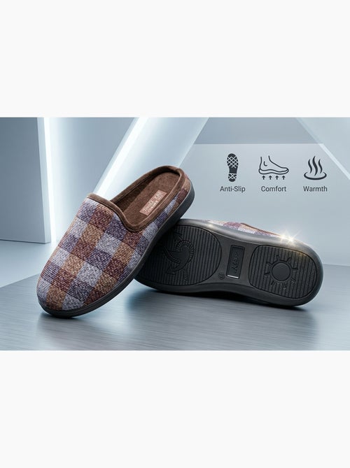 OZABI: zapatillas de casa para hombre, tipo mule, cálidas, antideslizantes y cómodas - Kiabi